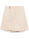 Peserico Tailored Shorts In Neutrals