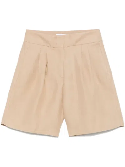 Peserico Tailored Shorts In Neutrals