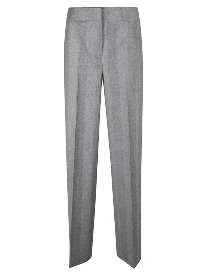 Peserico Tailored Straight-leg Trousers In Gray