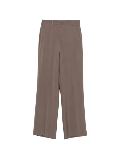 Peserico Tailored Trousers In Brown