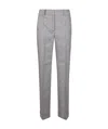 Peserico Wool And Cashmere Trousers In Gray