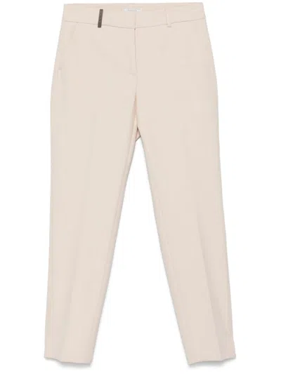 Peserico Tailored Trousers In Neutrals