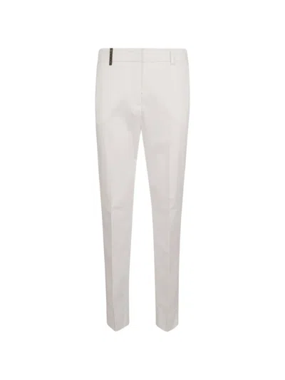 Peserico Tailored Trousers In White