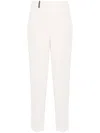 Peserico Straight-leg Trousers In White