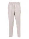 Peserico Tailored Trousers With Textured Detailing In Multi