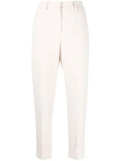 Peserico Tapered-leg Trousers In Neutrals