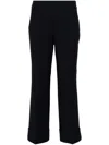 Peserico Tapered Tailored Trousers In Blue