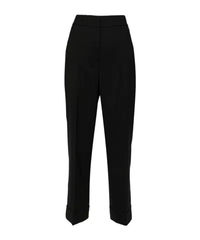 Peserico Tapered Trousers In Black