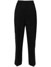 Peserico Tapered Trousers In Black