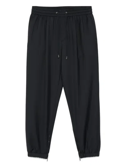 Peserico Tapered Trousers In Blue