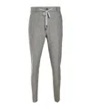 Peserico Tapered Trousers In Gray