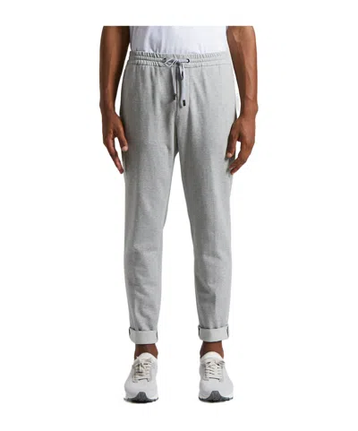 Peserico Tapered Trousers In Gray