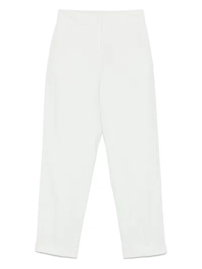 Peserico Tapered Trousers In Green