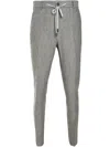 Peserico Tapered Trousers In Grey