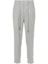 Peserico Tapered Trousers In Grey