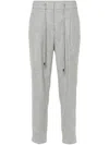 Peserico Tapered Trousers In Grey