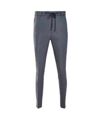 Peserico Tapered Trousers In Medium Gray