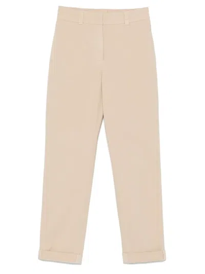 Peserico Tapered Trousers In Neutrals