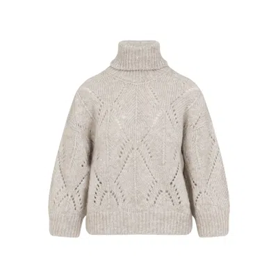 PESERICO PESERICO TEXTURED ALPACA BLEND SWEATER