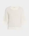 Peserico Textured Sequin-embellished Sweater In Multi