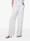 Peserico Textured Straight-pockets Trousers In White