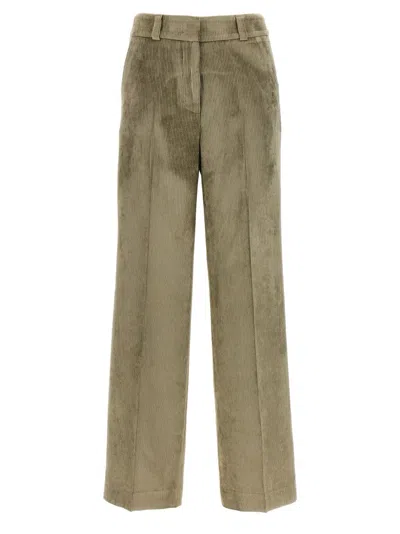 PESERICO TEXTURED STRIPE CORDUROY TROUSERS
