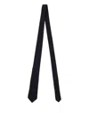 Peserico Textured Tie In Black