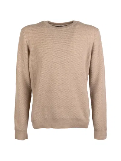 Peserico Textured-knit Sweater In Neutrals