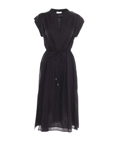 PESERICO TIE-UP MINI DRESS
