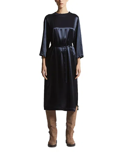 Peserico Tie Waist Dress In Black