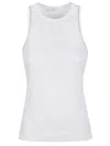 Peserico Fitted Sleeveless Top With Shoulder Detailing