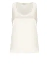 Peserico Tank Top In Beige