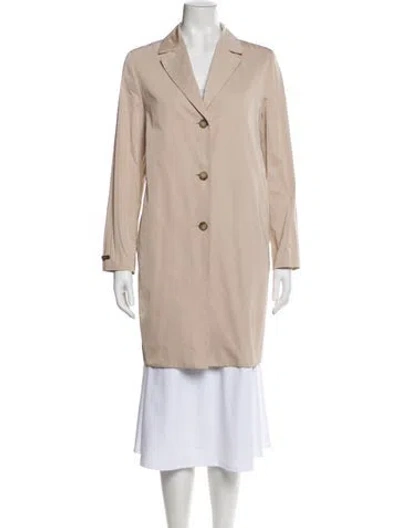 Pre-owned Peserico Trench Coat In Neutral