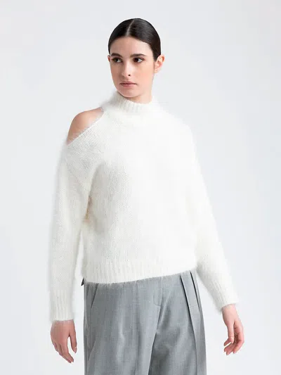 Peserico Tricot Sweater In White