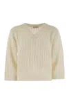Peserico Women Tricot Sweater With Micropaillettes