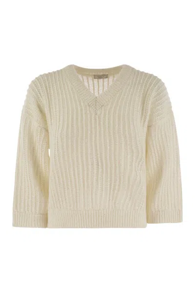 PESERICO PESERICO TRICOT SWEATER WITH MICROPAILLETTES