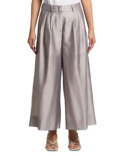 Peserico Triple Dart Trousers In Gray