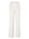 Peserico Beige Cotton Pants In White