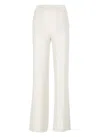 Peserico Beige Cotton Pants In White