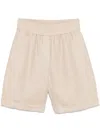 Peserico Relaxed Fit Linen Blend Shorts