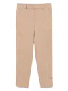 Peserico Women Light Cotton Satin Cigarette Trousers
