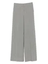 Peserico Wool Trousers In Gray
