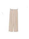 Peserico Pinstripe Pleated Cropped Trousers