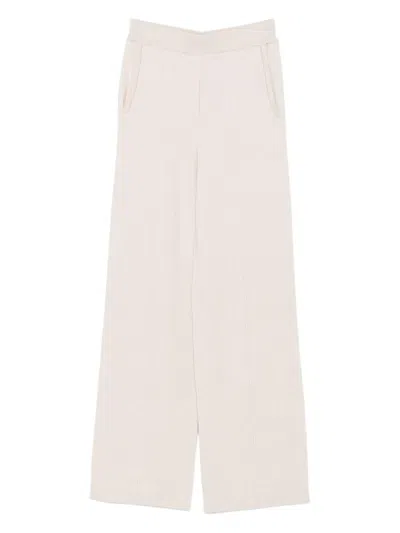 Peserico Pocketed Straight Trousers In Neutral