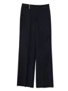Peserico Striped Detail Casual Pants In Blue