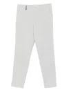 Peserico Tailored Cropped Trousers In Gray