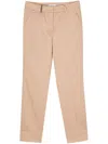 Peserico 4718 Tailored Trousers In Beige