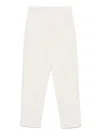 Peserico Tapered Trousers In Beige