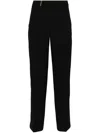 Peserico Tailored Trousers With Elegant Fit And High-quality Fabric In Black