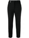 Peserico Tailored Trousers With Elegant Fit And High-quality Fabric In Black